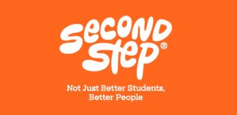 orange rectangle with words